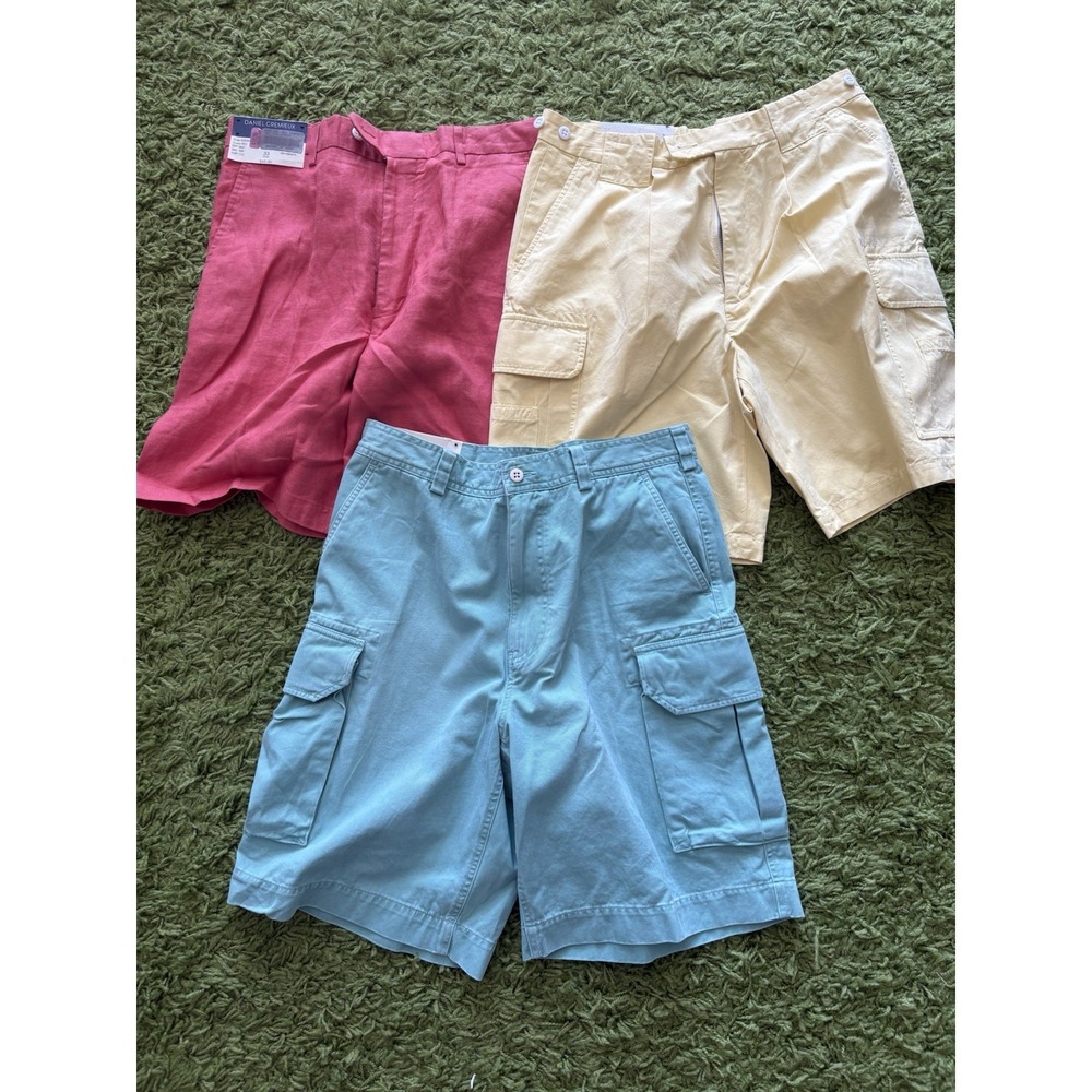 Mens Daniel Cremieux Shorts Bundle Size 33 NWT